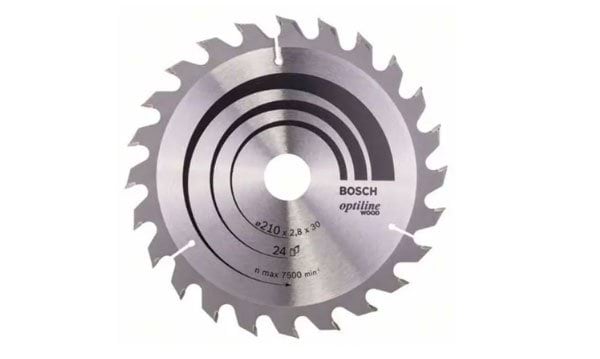 Disco de Serra Circular Madeira Óptica 210mm 24D Bosch 2608640621