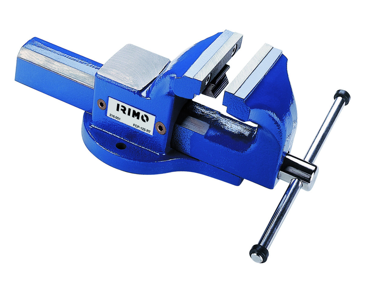Torno de bancada com guia quadrado 175 mm Mandíbulas ajustáveis e de suporte de tubos Irimo 216071