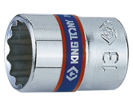 Chave de Caixa 1/4" 8 mm 12 Faces King Tony 233008M