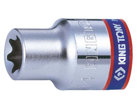 Chave de Caixa  1/4"  E7 Torx Fêmea King Tony 237507M