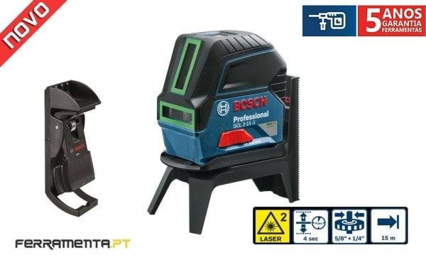 Nível Laser de linha Bosch GCL 2-15 G + RM1 Professional