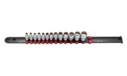 Régua 13 chaves caixa 1/4” curtas bihexagonais Kroftools 1419-1