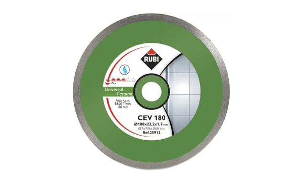 Disco de Diamante P/ Cerâmica CEV 180 PRO Rubi 25912