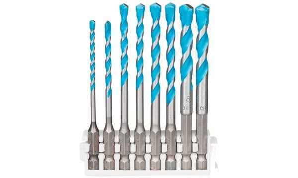 Conjunto de 8 Brocas HEX-9 MultiConstruction 3 - 8 mm Bosch