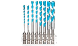 Conjunto de 8 Brocas HEX-9 MultiConstruction 3 - 8 mm Bosch
