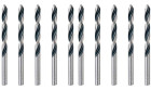 Brocas Para Metal HSS PointTeQ 7 - 7.9mm 10un Bosch 260857724