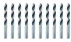 Brocas Para Metal HSS PointTeQ 9 - 9.9mm 10un Bosch 260857726
