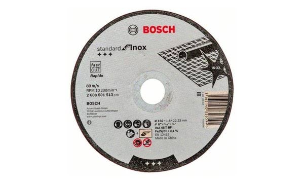 Disco De Corte Inox Standard 150 x 1,6mm Bosch 2608601513