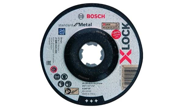Disco de Rebarbar Expert Metal X-LOCK 125mm Bosch 2608619366