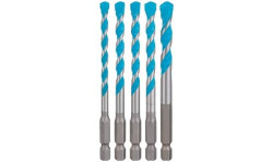 Conjunto de 5 Brocas HEX-9 MultiConstruction 5,5 - 8 mm Bosch