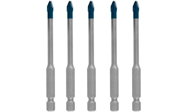 Conjunto de 5 Broca EXPERT HEX-9 HardCeramic 5 mm Bosch 2608900598