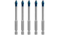 Conjunto de 5 Broca EXPERT HEX-9 HardCeramic 6 mm Bosch 2608900599