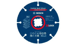 Disco de corte X-LOCK EXPERT Multi Wheel 125mm 10un Bosch 2608901195