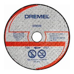 Disco de Corte P/ Mampostería 77mm 2un Dremel 2615S520JB