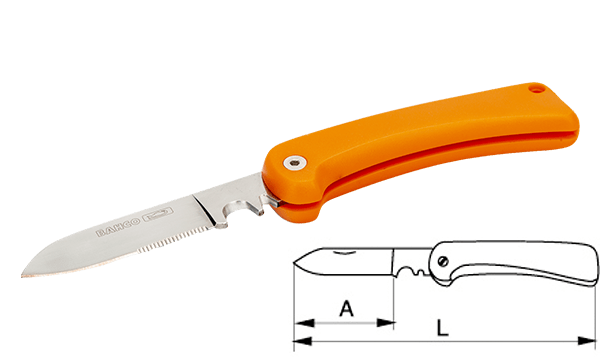 Navalha para Electricista 65mm Bahco 2820EF2
