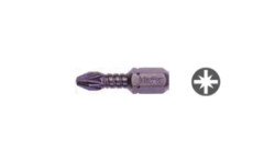 BIT Sextavado POZIDRIV Torsion BPZ1-ACRII 1/4" Pz1 25mm (20pçs) MacFer 046.0007