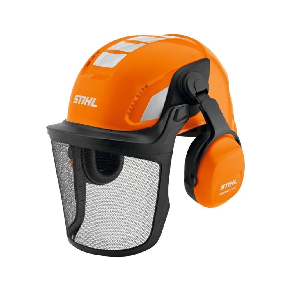 Capacete de Proteção c/ Viseira e Auricular Advance Vent Stihl 00008880801