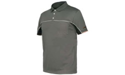 Camisa Polo Cinzento Claro Industrial Starter 8027B