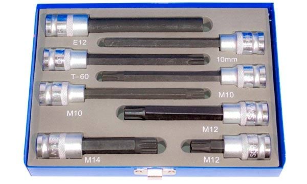 Jogo 8 chaves 1/2" especiais para colaça Kroftools 6093