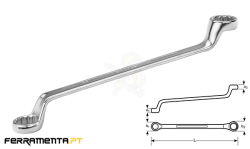 Chave de luneta dupla Bahco 2Z-9/16-5/8