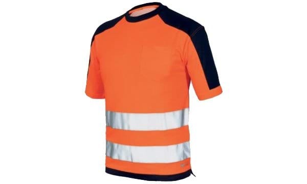 T-Shirt Bicolor Laranja / Azul Industrial Starter 08186047