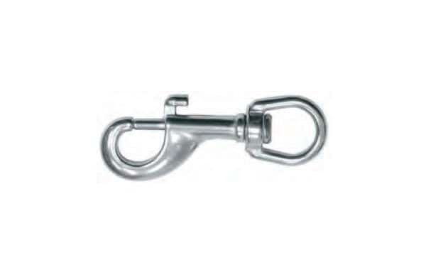 MOSQUETÃO C/ DESTORCEDOR AISI316 LD11 65mm Macfer 035.0108