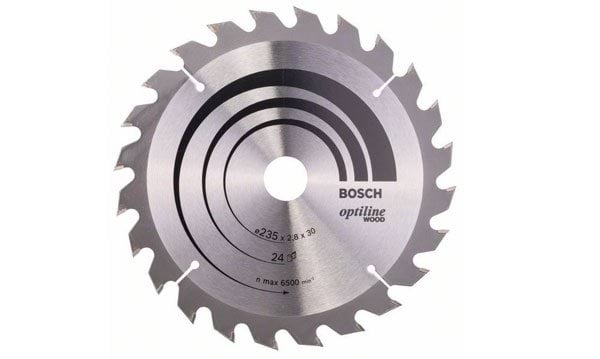 Disco de Serra Circular Madeira Óptica 235mm 24D Bosch 2608640725 