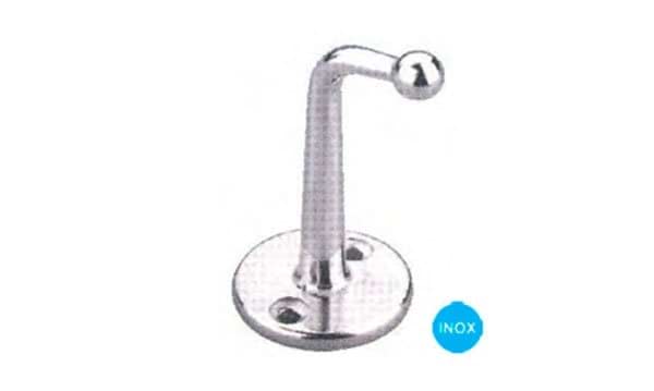 Cabide "L" c/ Base AISI316 MS1503  nº2 MacFer 035.0256