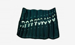 Jogo 12 chaves boca luneta aberta com roquete Kroftools 122200