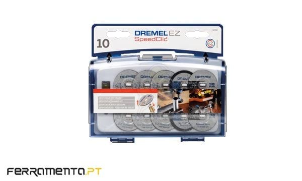 Conjunto de Acessórios de Cortes Ez SpeedClick Dremel 2615S690JA