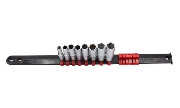 Régua 8 chaves de caixa 1/4” longas hexagonais Kroftools 1416