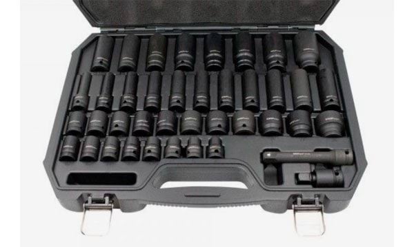 Kit chaves impacto 1/2" 40 peças Kroftools 2124