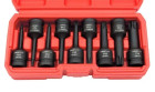 Jogo 9 chaves 1/2” impacto torx T20-T70 Kroftools 6098
