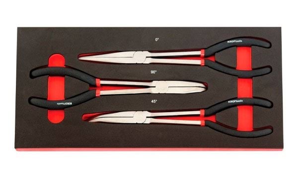 Módulo 3 alicates extra longos 385x170mm Kroftools 8593