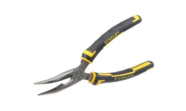 Alicates de Ponta 160 - 200mm Meia Cana Curva Stanley