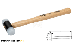 Martelo de Nylon 44mm Bahco 3625W-44