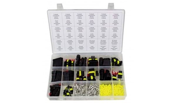 Kit Conectores a Prova de Água 424 Pcs Kroftools 4401