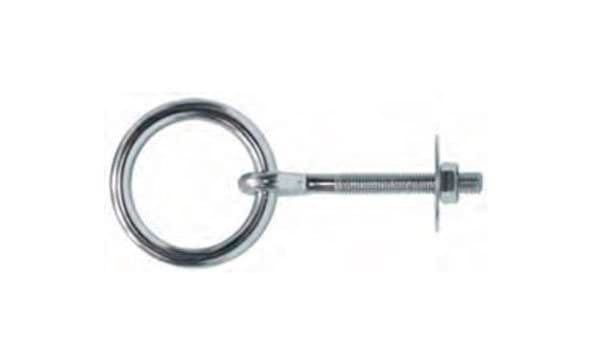 Macfer Argola Passa Cabos com Espigão AISI316 MS0505 M6 35mm 035.0246