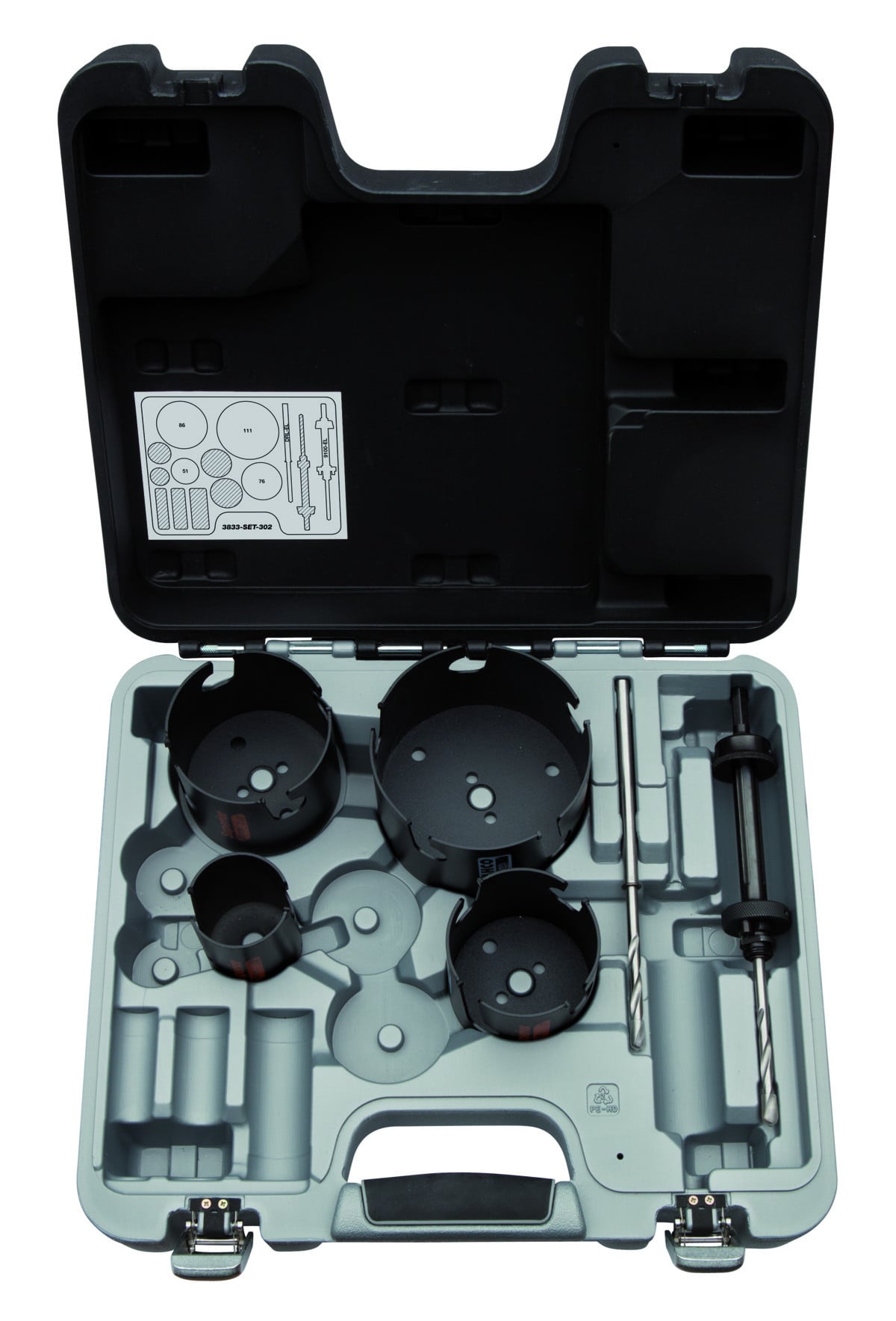 Conjunto de serra craniana Superior™ - 7 peças Bahco 3833-SET-302
