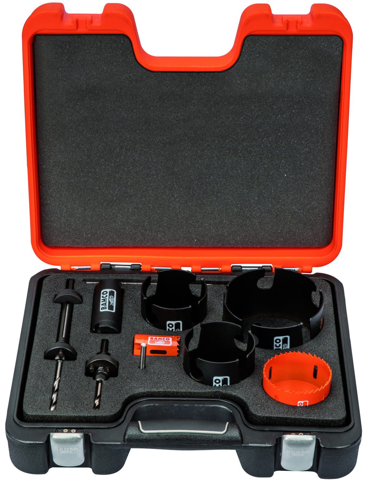 Conjunto de serras craneanas, misto 35 mm-114 mm - 10 peças Bahco 3835-SET-64
