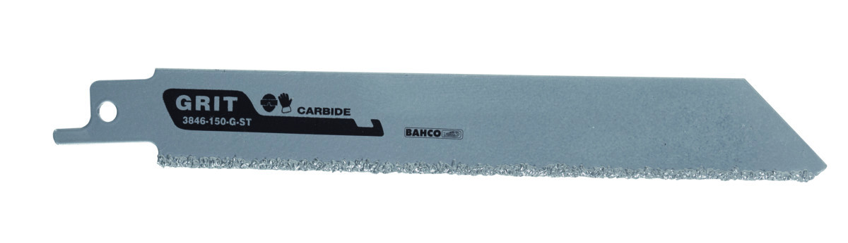 Lâminas de grão de carboneto para serra sabre para azulejos e vidro 100 mm Bahco 3946-100-G-ST-2P