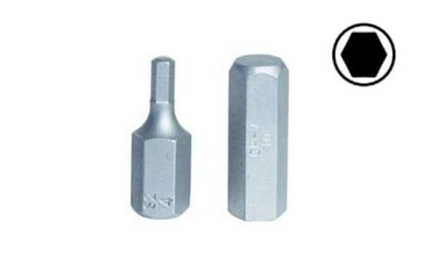Bits Hexagonais Curtas 4-10mm 30mm Kroftools
