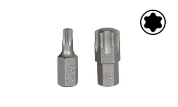 Bits Torx Curtas T20-60 30mm Kroftools