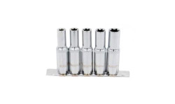 Kit chaves longas 1/4'' torx interior E4-E10 6 peças Kroftools 6104