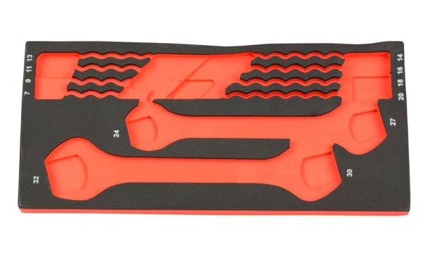 Módulo 10pcs chaves de boca 6-32mm Vazio Kroftools 8526V