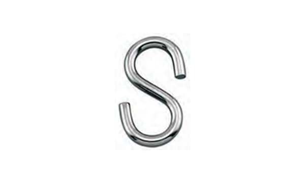 Gancho "S"  AISI316 MS0610 4mm MacFer 035.0372
