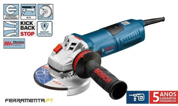 Mini-Rebarbadora Bosch GWS 13-125 CI Professional