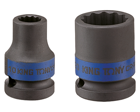 Chave de Caixa de Impacto 1/2" 34 mm 12 Faces King Tony 453034M