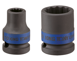 Chave de Caixa de Impacto 1/2" 34 mm 12 Faces King Tony 453034M