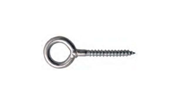 Macfer Argola Soldada Rosca Madeira AISI316 MS0506 6x 60mm 035.0343